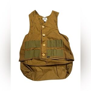 🦆 Vintage Duxbak Hunting Vest 🤎 Duck‎ Canvas Shotgun Shell Game Pocket 🦆